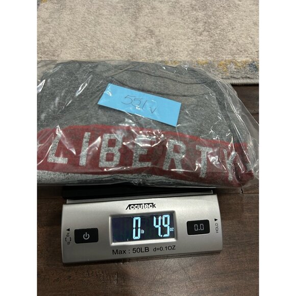 Gray Liberty and Freedom Graphic T Shirt Mens Size M Bonoma Cotton Blend - Picture 8 of 8